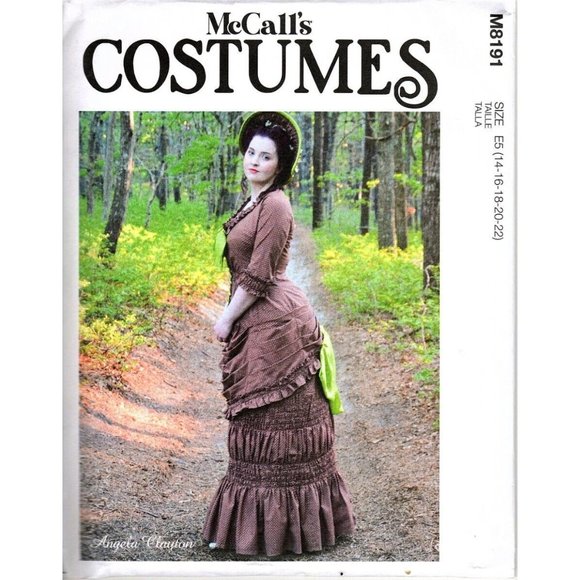 McCall's M8191 Misses 14 to 22 Historical Costume Victorian Skirt Pattern New - Picture 1 of 2